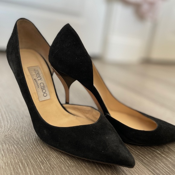 Jimmy Choo Metal Heel Pumps 37.5 - Picture 8 of 9